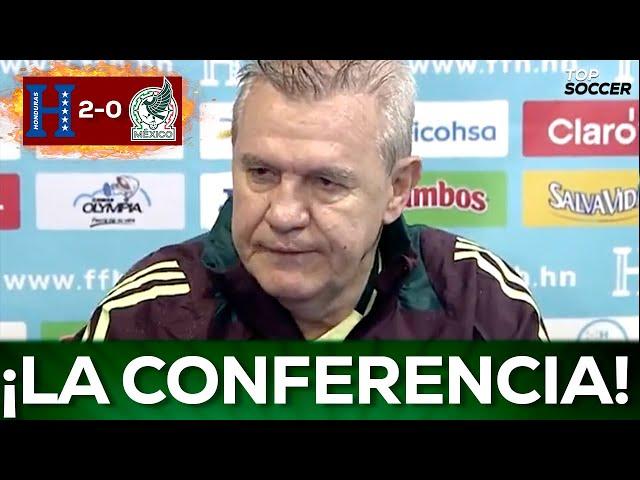 ¡ESTO DIJO SOBRE SU AGRESIÓN!, JAVIER AGUIRRE CONFERENCIA DE PRENSA - HONDURAS 2 0 MÉXICO