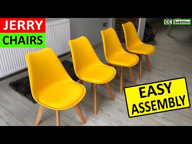 How to Assemble Jerry Chairs - How to build Jerry Dining Room Chairs