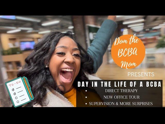 BCBA Day in the Life w/ direct therapy, supervision, NEW OFFICE TOUR, & tons of surprises