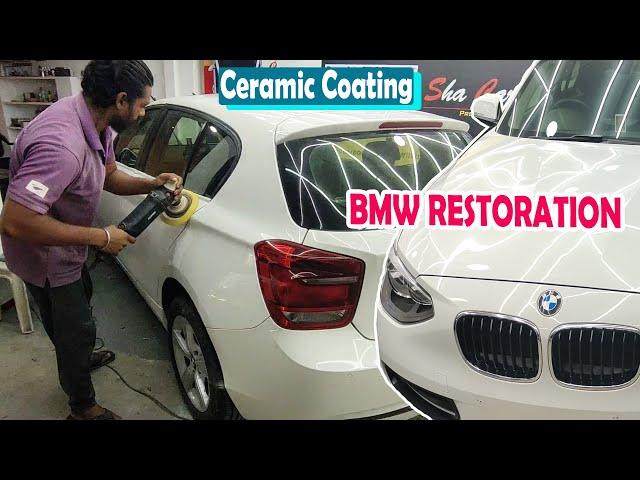 BMW  dent repair | Bmw  repaint | Bmw 4years old looks new now | BMW painting & ceramic coating