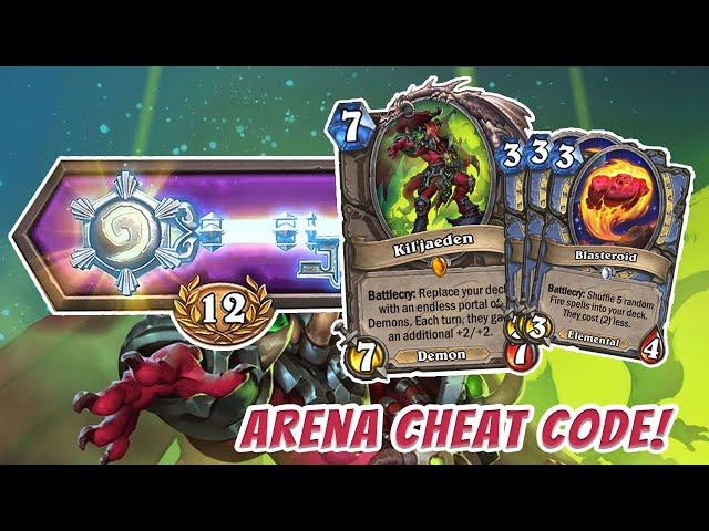 Drafted Kil'Jaedan in Mage is CHEATING! - Hearthstone Arena