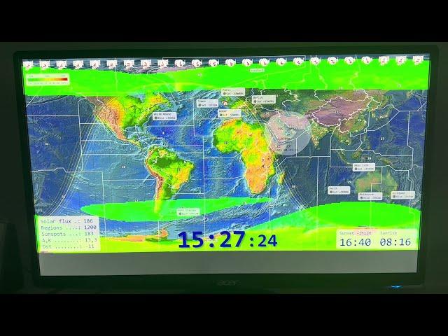 Simon's World Map for amateur radio enthusiasts - the free alternative that's pretty good!