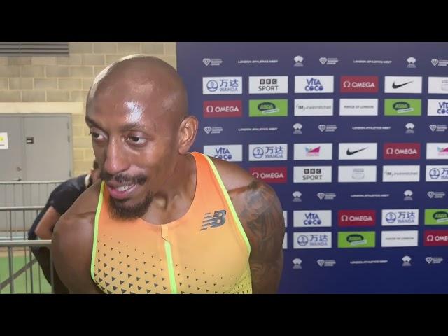 Vernon Norwood Says He's In Best Shape Of Life After 400m Season Best At London Diamond League 2024