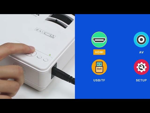 M8-F - laptop - HDMI Cable - AuKing projector