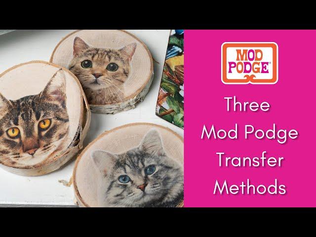 How to Photo Transfer with Mod Podge - Three Techniques!