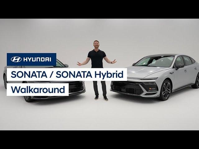 Walkaround | Refreshed 2024 SONATA and SONATA Hybrid | Hyundai