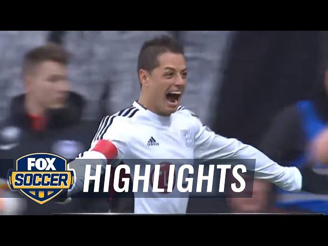 Chicharito goal puts Bayer Leverkusen on top of Frankfurt | 2015–16 Bundesliga Highlights