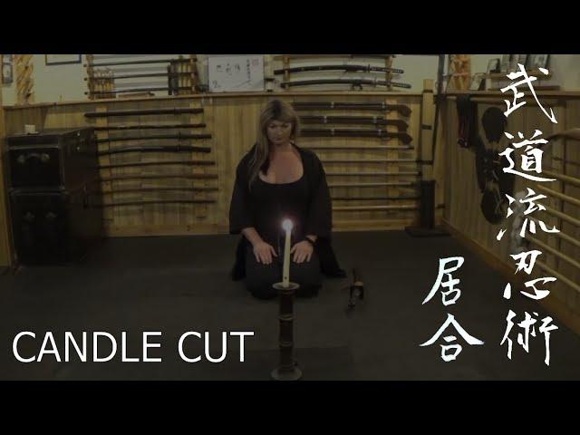 CANDLE CUT  Iaijutsu Sword Training Technique