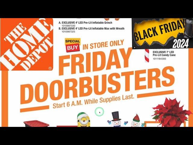 Home Depot Top Black Friday and  Door Buster Deals