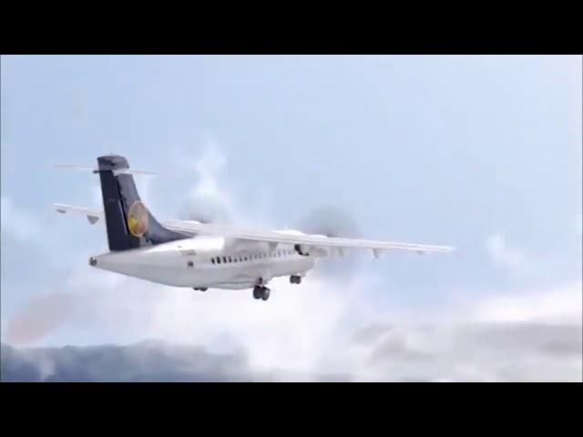 Santa Barbara Airlines Flight 518   Crash Animation