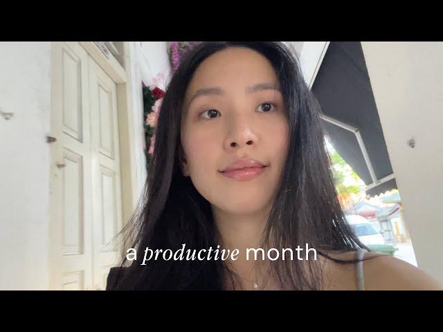 a productive month in Singapore | mostly 9-6 working, eating and running