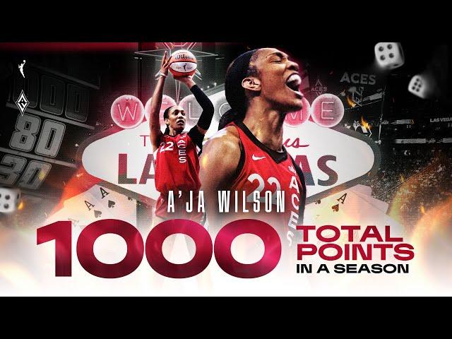 Every 1,000 Points Scored by A'ja Wilson!