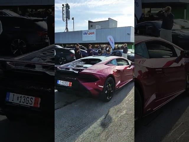 Violet JOKER MSO Huracan arriving at the carmeet #lamborghini #millionaire #supercar #carlifestyle