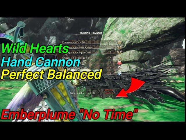 Wild Hearts Hand Cannon perfect balanced build Hunt: Emberplume "No Time" (Solo / Hand Cannon)