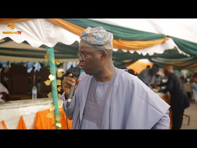 IKORODU OBAS AND CHIEFS WELCOME SENATOR ADETOKUNBO ABIRU AT THE IPAKODO DAY 2024