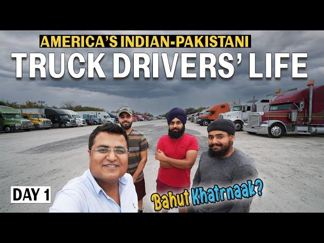 Pakistani-Indian TRUCK DRIVERS’ LIFE In AMERICA | Bahut Mushkil Hai ️