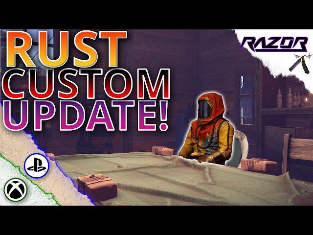 Rust Console Update!  Custom Servers & New Features ️ PS4 & Xbox News