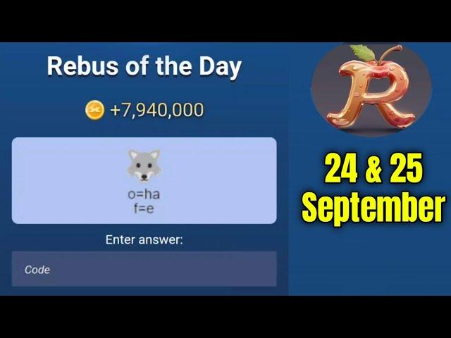 24 & 25 September Rebus of the Day Musk Empire |X Empire Rebus of the Day code|Rebus of the Day Code