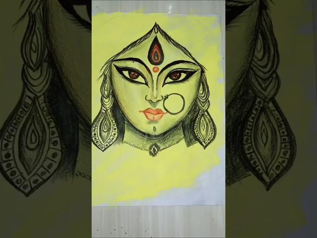 Wait for maa ️ #Nandani #arts #navratri