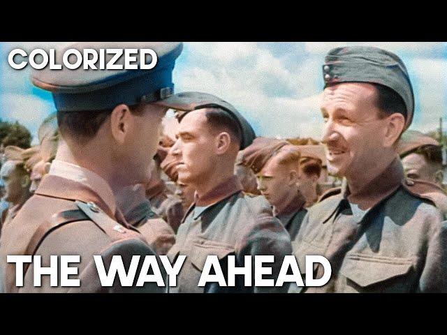 The Way Ahead | COLORIZED | David Niven | Old Drama Movie | Full Movie