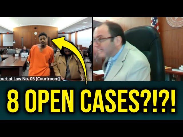 Bro Has EIGHT OPEN CASES And STUNS the Judge With His Bad Decisions