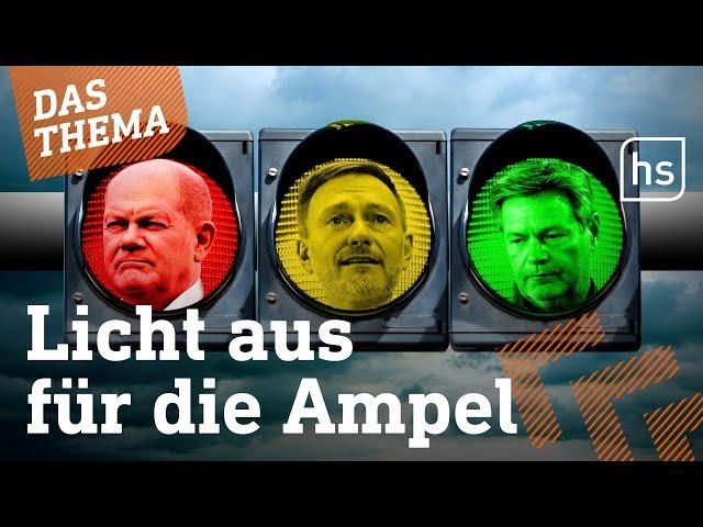 So reagiert Hessen auf das Ampel-Aus | hessenschau DAS THEMA