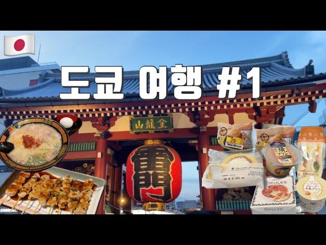 [일본여행] Ep1. 내 집 같았던 일본 첫 에어비앤비 | 에도코마치 | 츠케멘야스베에 | 도쿄도청전망대 | 이치란 | 팡메종 | 센소지️ | 아사쿠사문화관광센터