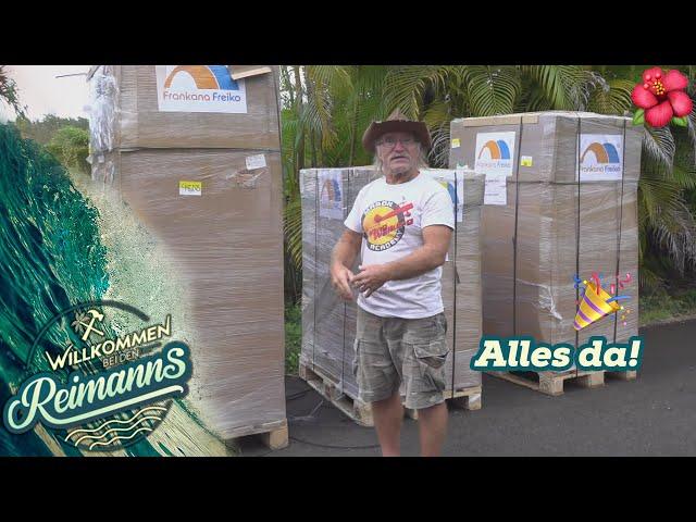 Die INNENEINRICHTUNG ist da!  Container hat es nach Hawaii geschafft |Willkommen bei den Reimanns