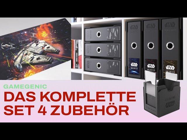 Tschau Geld. Das komplette Star Wars Unlimited Set 4 Zubehör von Gamegenic.