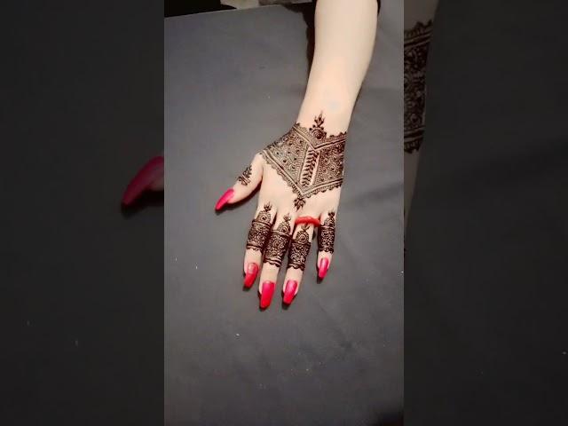 Back hand mehandi design #shortfeed #shorts #youtubeshorts #ytshort #viralvideo #trending