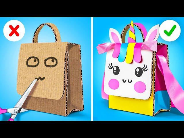 PARENTING HACKS AND GADGETS  Cardboard Crafts with Unicorns for Parents by 123GO