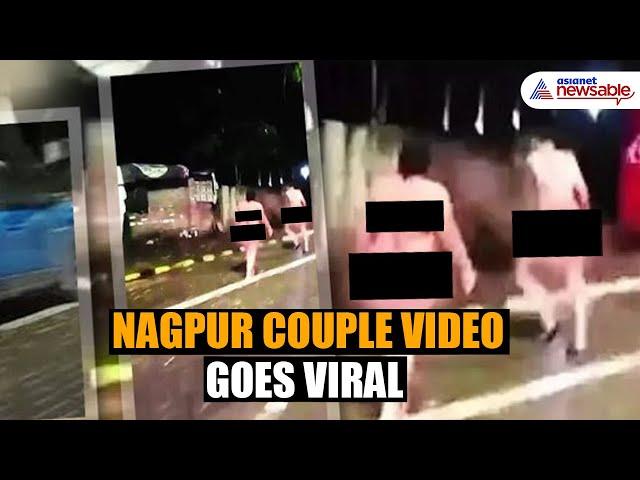 Nak*d Couple Seen Roaming Nagpur Streets, Viral Video Sparks Outrage