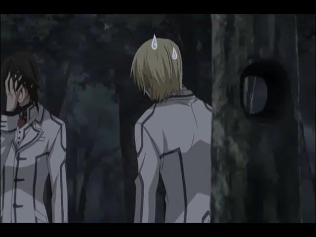 Vampire Knight: Kaname Blows A Hole Through A Tree