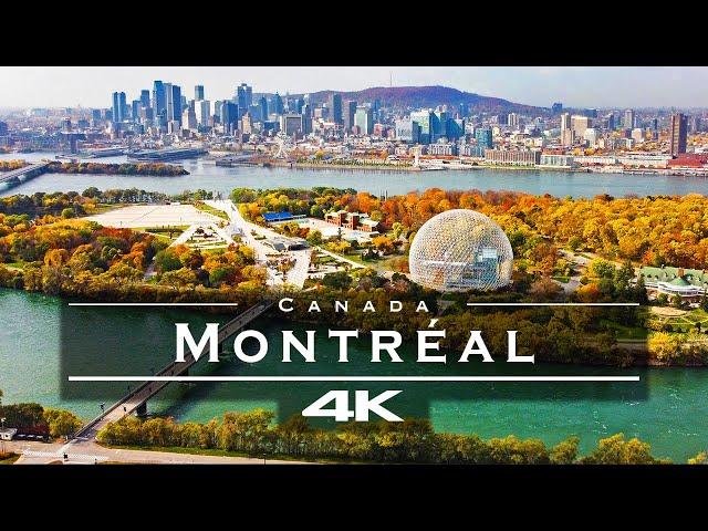 Montreal, Canada  - by drone [4K]