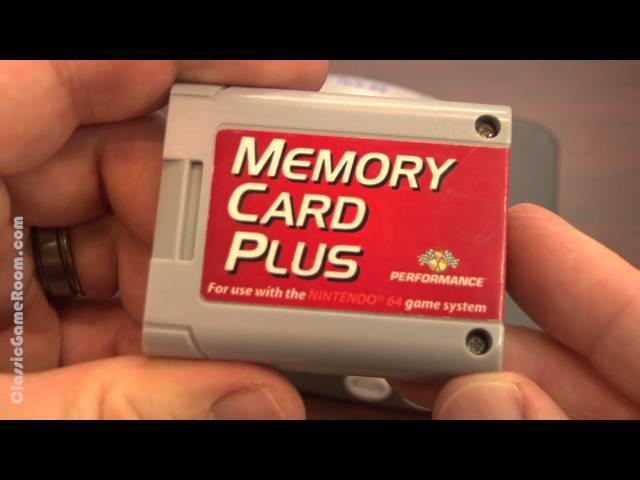 Classic Game Room - N64 MEMORY CARD PLUS review