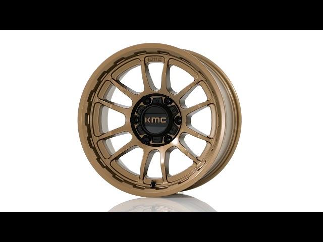 KMC WHEELS KM727 WRATH - 17X8.5 - MATTE BRONZE