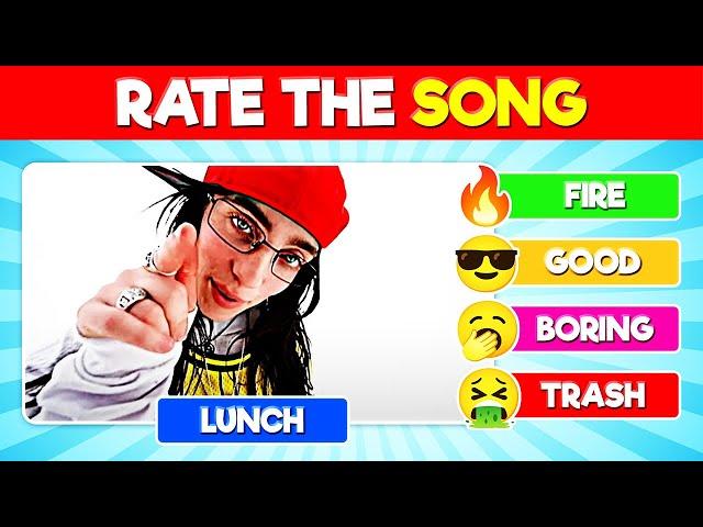 Rate the Song | Most Popular Songs 2024