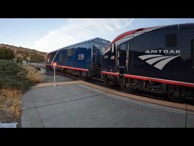 Amtrak train #11 Coast Starlight in Martinez Ca 10/26/24