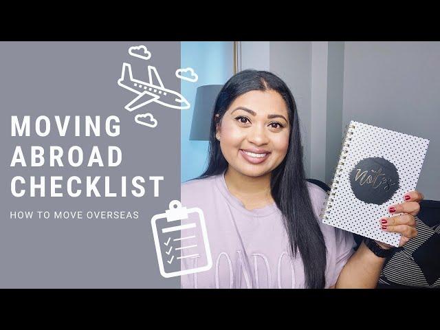 MOVING ABROAD CHECKLIST & HOW TO MOVE OVERSEAS | An American Living Abroad | AllAboutAnika