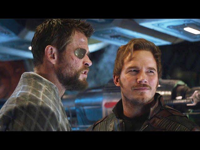 Thor vs Star-Lord Scene - Quill Making His Voice Deeper - Avengers: Infinity War (2018) Movie Clip