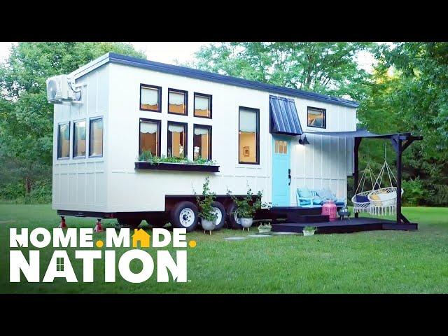 Daughter's JAW-DROPPING Home Reveal (Season 5) | Tiny House Nation | Home.Made.Nation