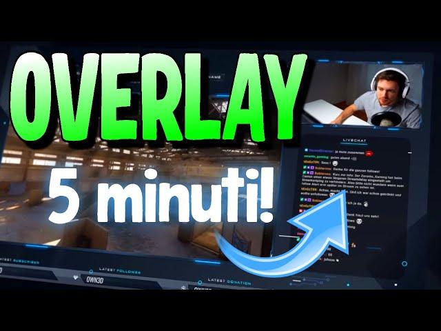 Creare e impostare overlay GRATIS in 5 minuti su twitch.