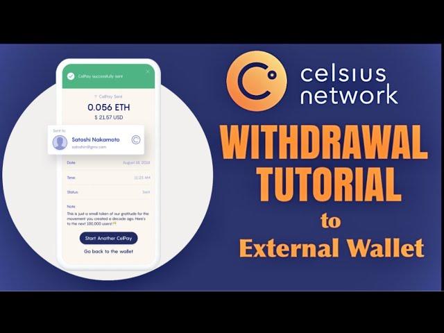 How to WITHDRAW on CELSIUS NETWORK | Send Crypto to External Wallet | App Tutorial