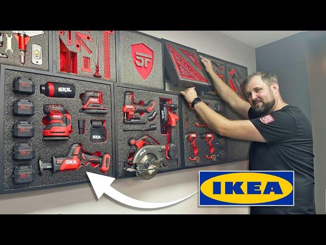 Building a French Cleat Wall HAS NEVER BEEN EASIER with this Genius IKEA HACK!