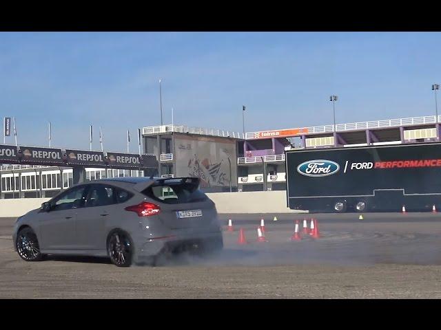 [4k] Drift Mode Ford Focus RS OUTSIDE and INSIDE view in Ultra HD 4k