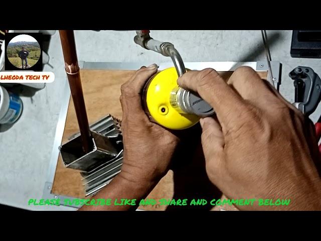 HOW TO CUTTING AND WELDING COPPER TUBE/BASIC  STEP /LHEODA TECH TV