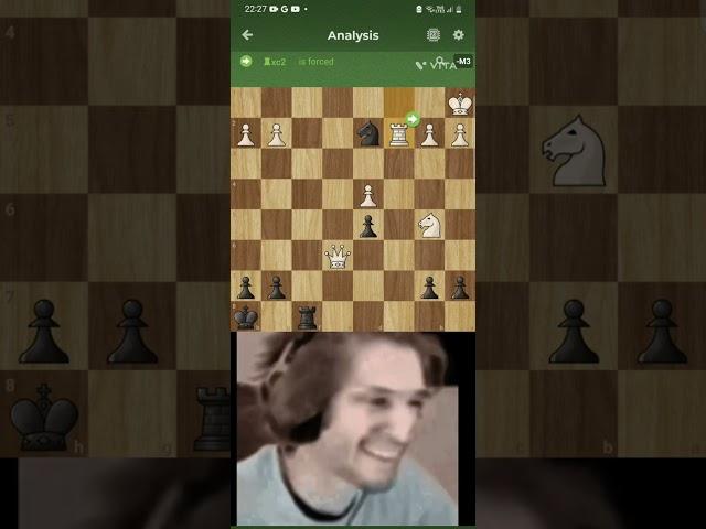 Brilliant 2000 IQ Knight Sacrifice| Chess Tactics #chess #brilliant #tactics #shorts#trending#sports