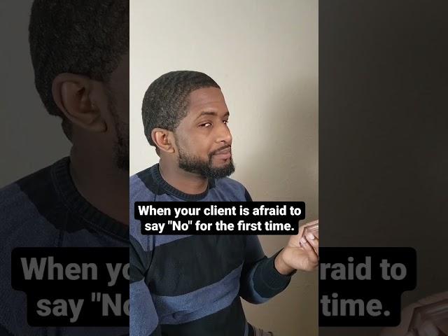 When your client is afraid to say no  | Therapy Humor #shorts