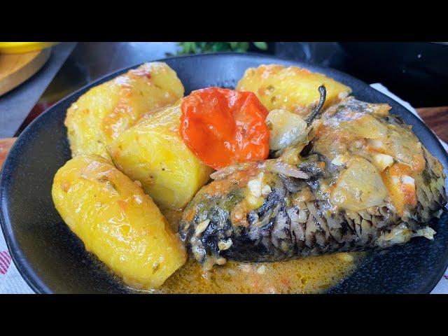 Déjeuner simple et rapide à faire|TILAPIA AUX BANANES PLANTAINS|le goût de ça……délicieux