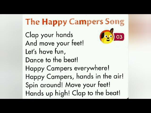 Happy Campers 4  The Happy Campers Song